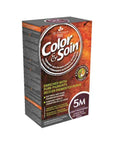 Color&Soin Natural Ammonia-Free Hair Dye - Light Mahogany Chestnut Shade, Gentle Conditioning Hair Color - Hair Dye