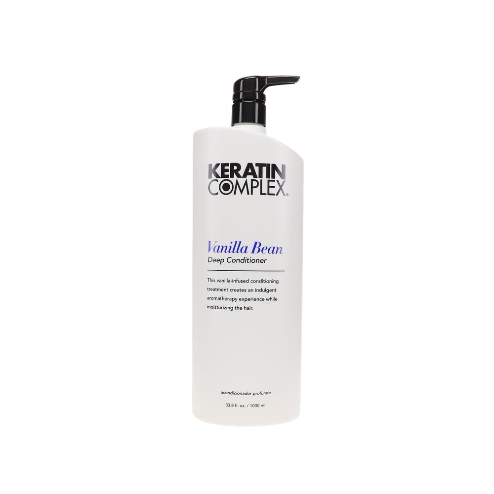 Keratin Complex Keratin Hair Cream with Vanilla Bean Extract - Nourishing & Conditioning Hair Treatment for Dry/Damaged Hair, 1000ml Keratin Hair Cream - Nourishing & Conditioning Treatment Keratin hair cream, Vanilla bean hair care, Nourishing hair treatment, Conditioning hair product, Hair repair cream, Keratin Complex, Hair nourishment, Hair conditioning, Vanilla fragrance, Hair care products for dry/damaged hair