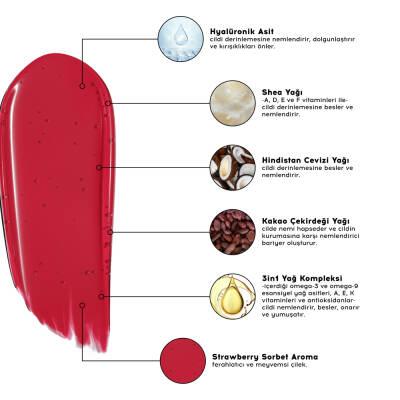 Cream Co. 3-in-1 Lip Balm Strawberry Sorbet - Natural Moisturizing Lip Care Cream Co. 3-in-1 Lip Balm - Natural Moisturizing Lip Care lip balm, natural lip care, moisturizing lip balm, 3-in-1 lip balm, Strawberry flavored lip balm, lip care routine, natural ingredients, long-lasting moisturization, daily lip care, outdoor lip care, nighttime lip care, Hyaluronic Acid, Ceramide, Shea Butter, Coconut Oil, Cocoa Seed Oil