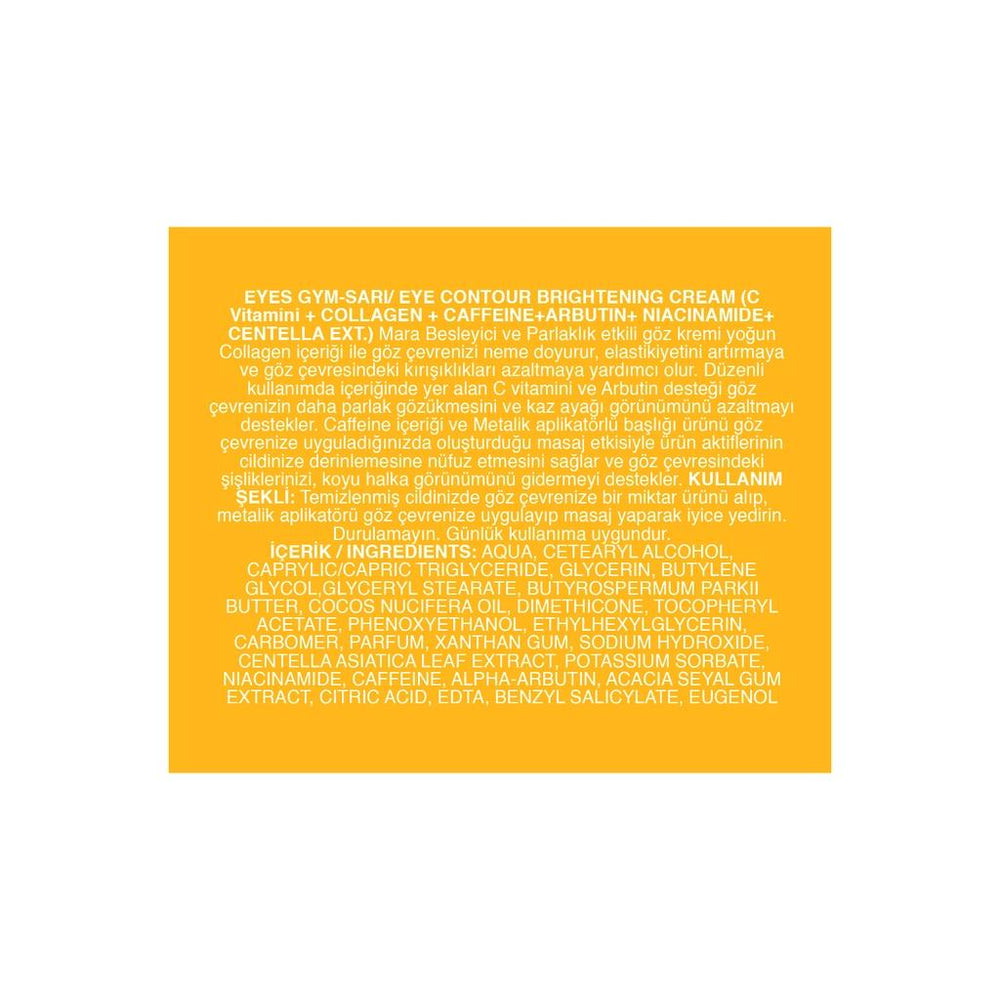 WeMara Vitamin C Brightening Eye Cream for Dark Circles 18 ml