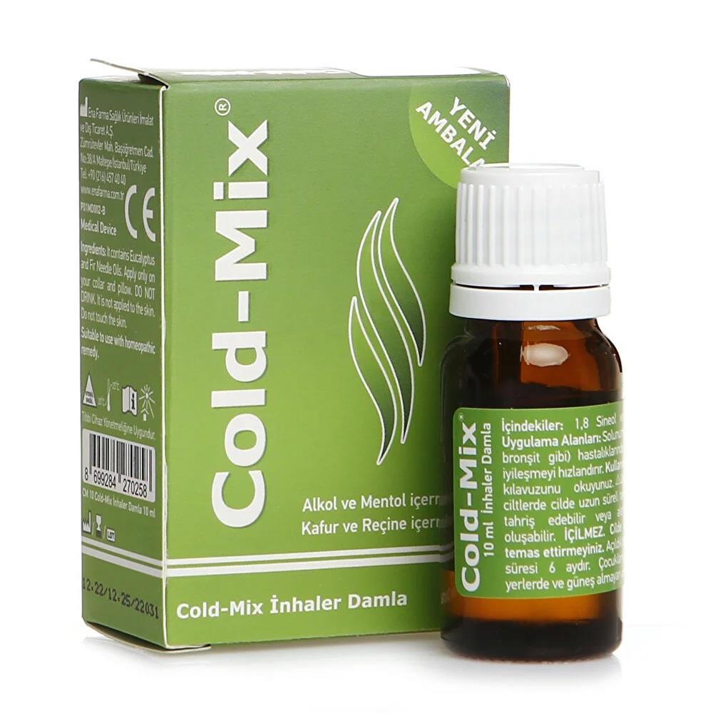 Cold-Mix Inhaler Drops - Natural Congestion Relief with Eucalyptus & Pine Oil - 0.34 fl oz Cold-Mix Inhaler Drops - Natural Congestion Relief Congestion relief inhaler, Natural nasal decongestant, Eucalyptus oil inhaler, Cold relief drops, Herbal respiratory relief, Inhaler Drops for Congestion Relief, Eucalyptus oil benefits, Pine oil benefits, Natural congestion relief, Easy congestion relief, Stain-free inhaler drops, Alcohol-free inhaler, Menthol-free inhaler, Resin-free inhaler, Travel-friendly congest