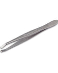 Lionesse Straight Edge Tweezers in Silver for Precision Shaping