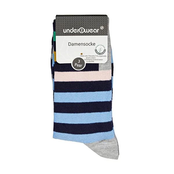 Mavi Women's Organic Cotton Socks - Pack of 3, Soft & Comfortable Mavi Organic Cotton Women's Socks - Soft & Comfortable Women's socks, Organic cotton socks, Pack of 3 socks, Comfortable socks, Soft socks, Eco-friendly socks, Everyday socks, Women's footwear, Casual socks, Gift ideas for her, Sustainable fashion, Organic clothing, Cotton socks, Women's comfort socks
