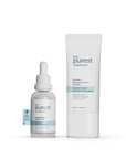The Purest Solutions Intensive Hydration Skincare Set - Hyaluronic Acid Serum & Ceramide Moisturizing Cream for Dry Skin