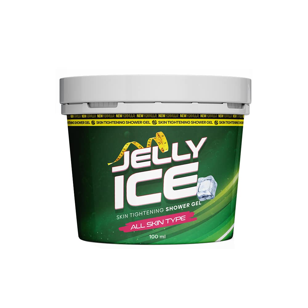 Jellyice Skin Tightening Shower Gel - All Skin Types - Natural Formula - Firming Bath Gel