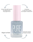 Pastel Pure 610 Nail Polish 13ml - Vegan & Cruelty-Free Nail Polish with Thick Brush for Easy Application