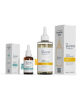 The Purest Solutions Skincare Set for Oily Skin - Pore Tightening Serum & Oil Control Toner with Niacinamide & Salicylic