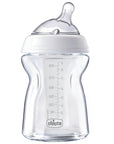 Chicco Natural Feeling 250ml Baby Bottle - Angled Nipple Design for Newborns & Infants