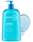 Bioderma Atoderm Shower Gel - Gentle, Moisturizing Cleanser for Sensitive & Dry Skin - Fragranced, 33.81 fl oz