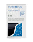 Sea Magik Black Mud Soap for Sensitive Skin - Organic Seaweed & Dead Sea Mud Enriched Cleanser for Face & Body, Natural