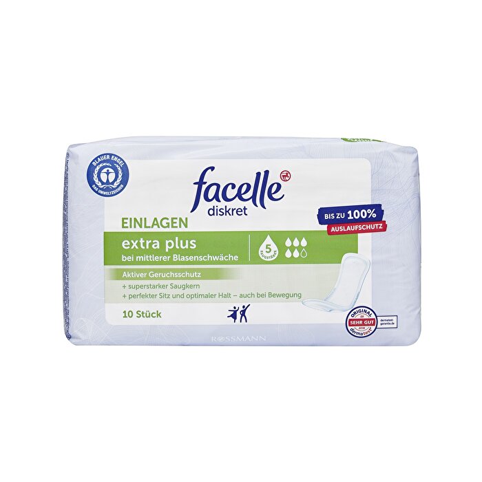 Facelle Discrete Bladder Pad Extra Plus 10 pcs - Hygiene Products