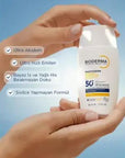 Bioderma SPF50+ Sunscreen: Ultra Fluid, Lightweight, Broad Spectrum Protection for All Skin Types - Daily Antioxidant Defense, Non-Greasy & Tintless Bioderma SPF50+ Sunscreen: Ultra-Light Daily Protection SPF50+ sunscreen, broad spectrum sunscreen, ultra fluid sunscreen, lightweight sunscreen, sunscreen for all skin types, daily sunscreen, antioxidant sunscreen, non-greasy sunscreen, Bioderma sunscreen, Tintless sunscreen, sunscreen, broad spectrum protection, UVA protection, UVB protection, sensitive skin,