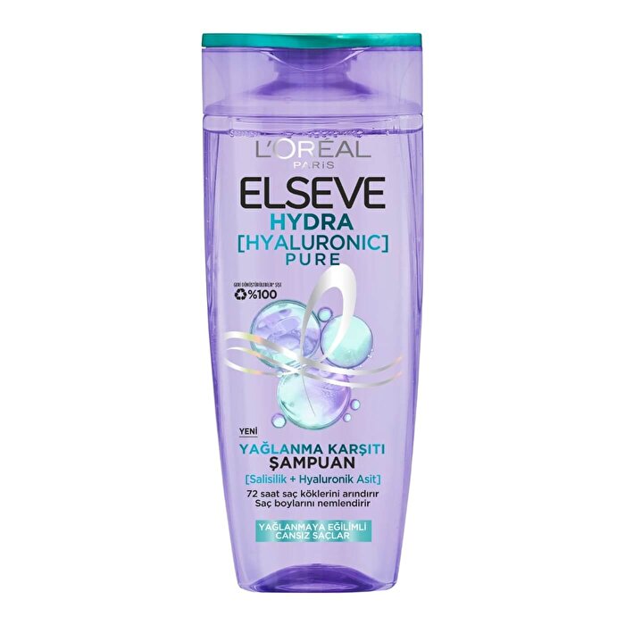 L'Oreal Elvive Hydra Hyaluronic Oily Hair Shampoo 300ml - Purifying