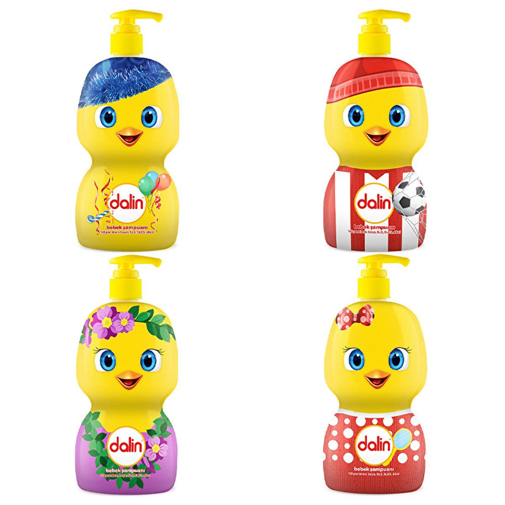 Dalin Gentle Baby Shampoo with Fun Designs - Hypoallergenic & Dermatologically Tested, 16.91 fl oz - view 3