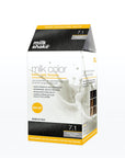 milk_shake Milk Color Eko Permanent Hair Dye Set - Long-Lasting Nourishing Hair Color with Milk Proteins, Sunflower Oil & Honey milk_shake Long-Lasting Nourishing Hair Dye - 7.1 Kumral Kullu hair dye, permanent hair color, nourishing hair dye, milk shake hair color, long-lasting hair color, hair coloring kit, at-home hair dye, hair care, beauty products, cosmetics