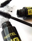 Pastel Big N Black Mascara 12ml - Enhances Eyelashes with Silicone Brush Pastel Big N Black Mascara - Intense Black Color Mascara, Big N Black Mascara, Pastel Mascara, Silicone Brush Mascara, Eye Makeup, Cosmetics, Makeup, Eyelash Enhancement, Beauty Products, Black Mascara, Volume Enhancing Mascara, Curling Mascara
