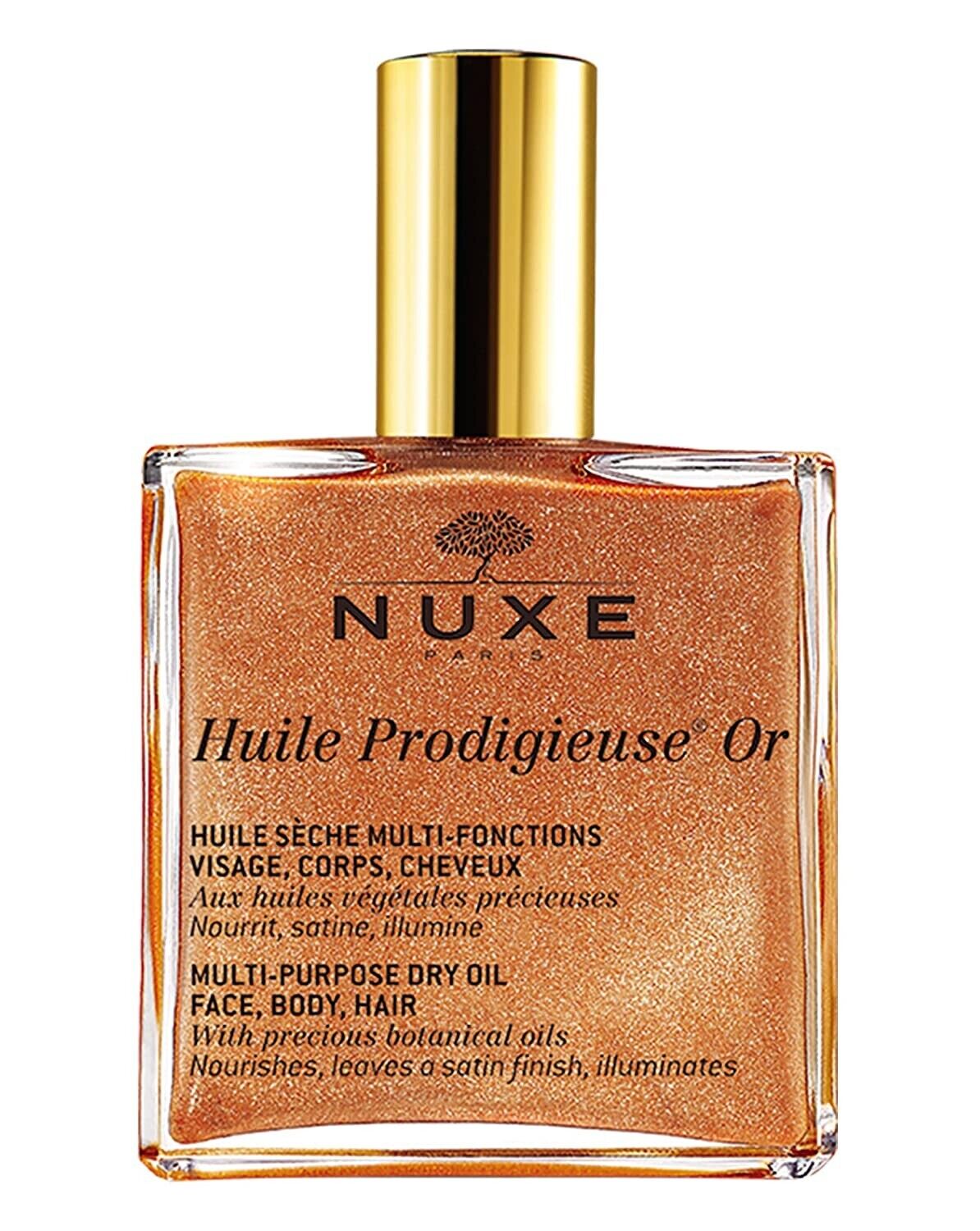 Nuxe Huile Prodigieuse Or Sublimating Golden Dry Oil -100ml Shimmer