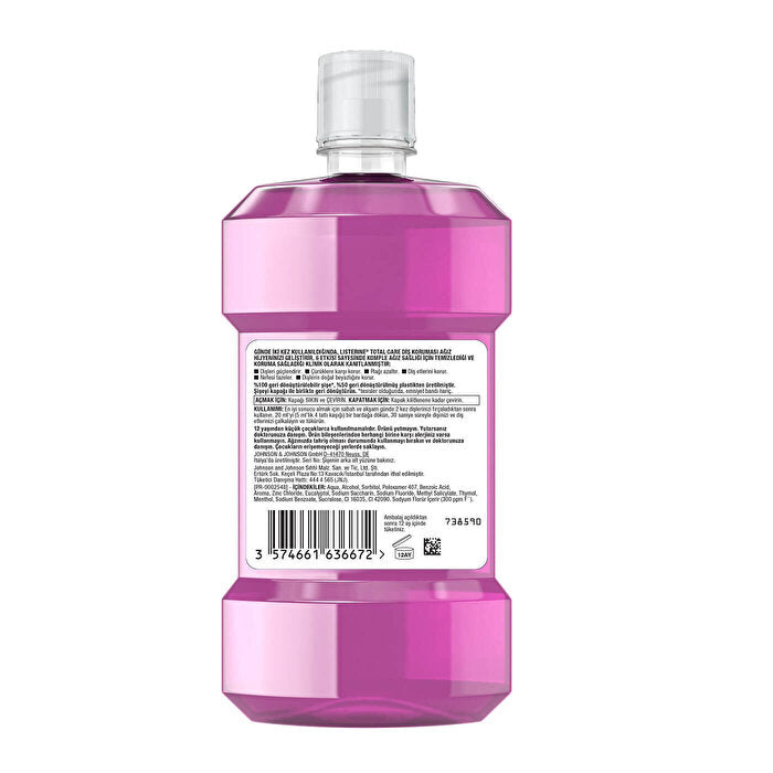 Listerine Total Care Dental Protection 250ml Light Mint - view 2