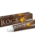 ROCS Coffee & Tobacco Toothpaste 60ml (Pack of 3)
