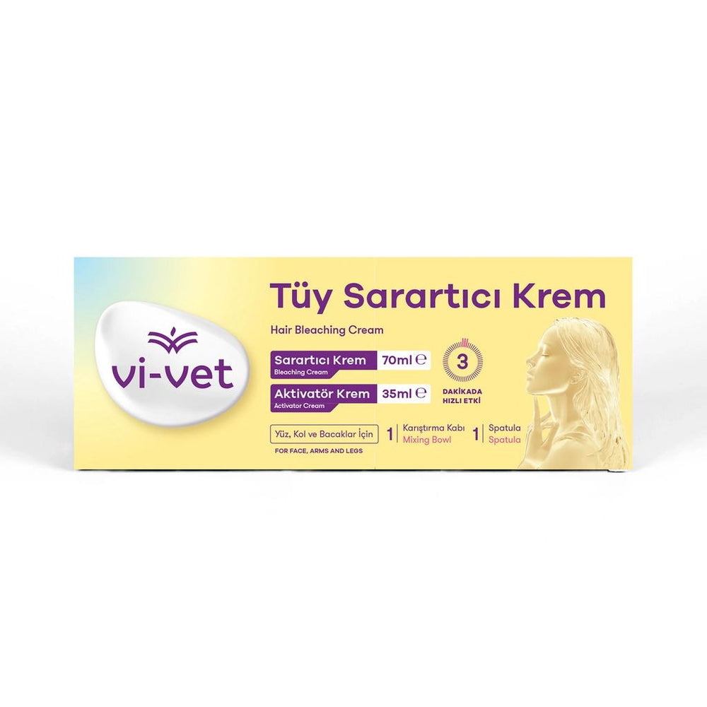 Vi-Vet Hair Lightening Cream Kit for Face & Body 105ml