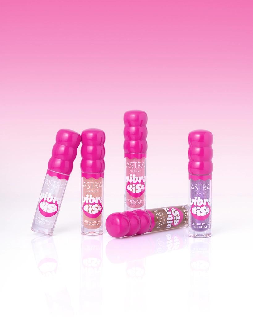 Astra Vibra Kiss Lip Gloss 04 - High-Shine Plumping Effect