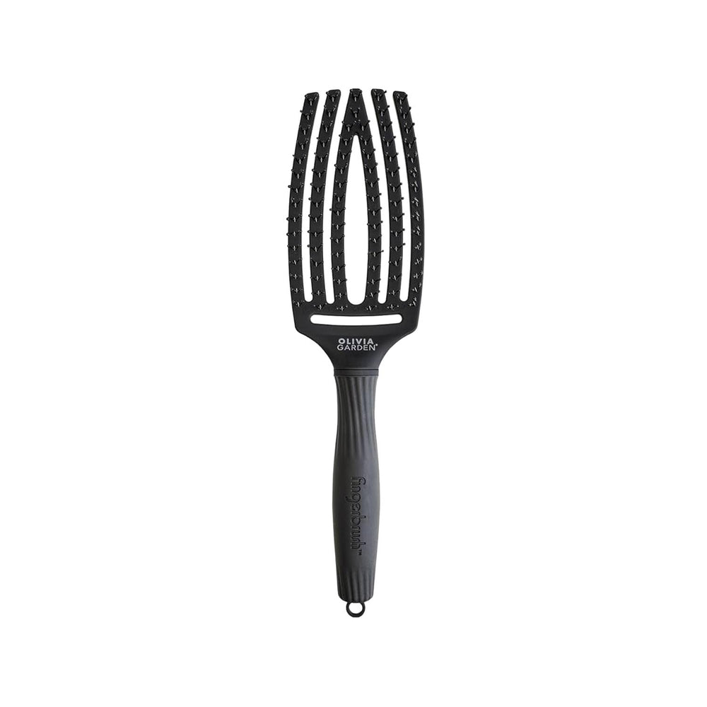 Olivia Garden Fingerbrush Care Iconic Double Bristles Black M - Gentle Oral Care for Kids & Adults Olivia Garden Fingerbrush - Gentle Oral Care Fingerbrush, Oral Care, Double Bristles, Black, M Size, Olivia Garden, Gentle Oral Care, Kids Oral Care, Sensitive Gums, Dental Hygiene, Oral Hygiene Tools, Children's Oral Health, Sensitive Teeth Care