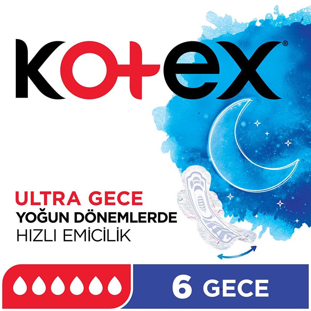 Kotex Ultra Absorbent Sanitary Pads - Comfortable, Winged, Long-Lasting Protection for Women - view 3