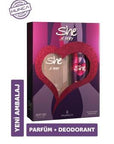 She Sexy Perfume and Deodorant Set for Women - Long-Lasting Fragrance, Alcohol & Paraben-Free, Skin-Friendly - Fresh & Sophisticated Scent She Sexy Perfume Set: Long-Lasting Women's Fragrance perfume and deodorant set, women's fragrance set, long-lasting perfume, alcohol-free deodorant, skin-friendly perfume, paraben-free perfume, deodorant and perfume combination, feminine fragrance set, everyday perfume set, She Sexy perfume set, perfume, deodorant, fragrance, women's perfume, long-lasting fragrance, alco