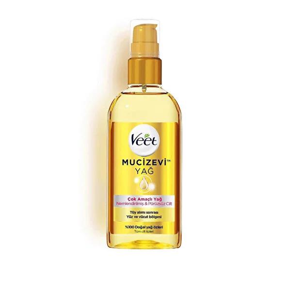 Veet Body and Face Oil - Natural Moisturizer for Dry Skin, 100ml Veet Body & Face Oil - Natural Moisturizer natural body oil, face moisturizer, post-hair removal care, Vitamin-rich skincare, Omega 3 body care, natural skincare, moisturizing products, dry skin solutions, skincare routine, body care, Veet products