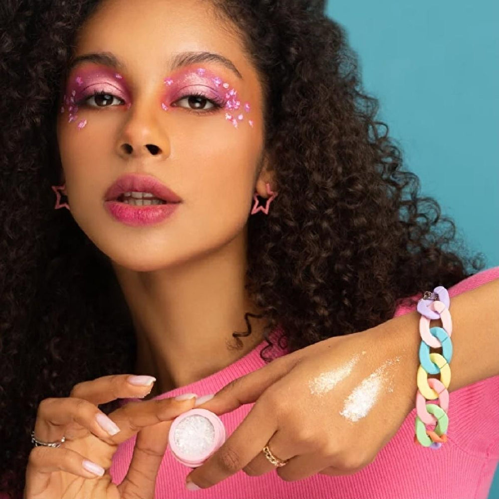 Soda Glitter Jel 001 Virgo Glitter Gel for Cosmetic Use - Long-Lasting Shiny Makeup Effect - Skin Care