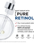 L'Oreal Paris Revitalift Pure Retinol Night Face Serum, 1 fl oz