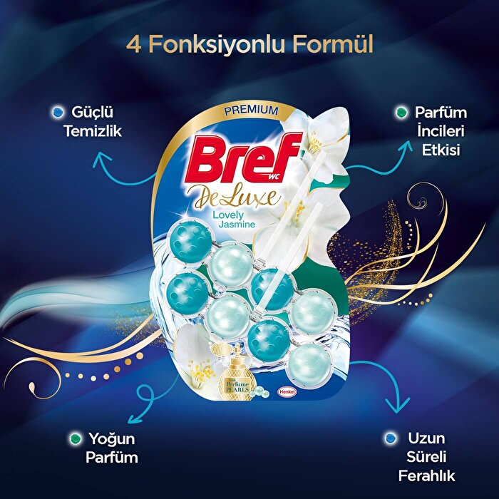 Bref Deluxe Jasmine Toilet Block 2-Pack - Premium Freshness | Top Brand