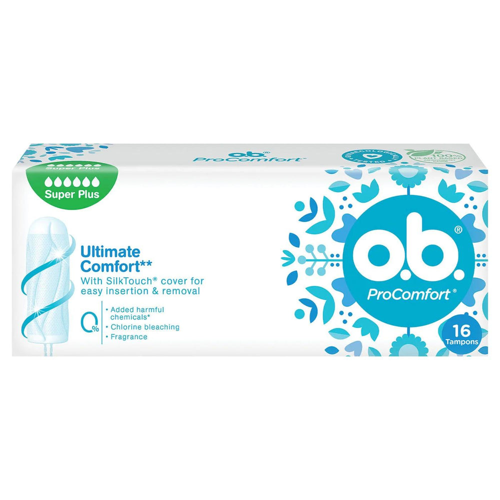 O.B. Tampon Super Plus for Heavy Flow 16-Pack