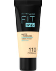 Maybelline Fit Me Matte+Poreless Foundation - Flawless Coverage, Matte Finish Makeup for Women - view 3