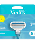 Gillette Venus Smooth Razor Blades 8 Count - For Women's Shaving