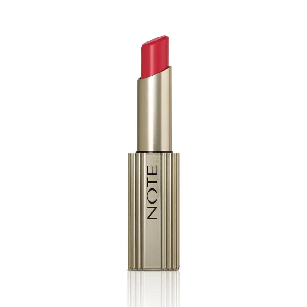 Note Aura Silk Lipstick 12 Iconic Red Creamy Semi-Shiny Lipstick