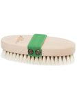 Nascita Horsehair Body Brush for Natural Skincare and Exfoliation - Green Nascita Horsehair Body Brush for Smooth Skin Body brush, Horsehair brush, Dry brushing, Natural skincare, Exfoliating brush, Skincare routine, Cellulite reduction, Stretch mark improvement, Natural exfoliation, Skin health, Glowing skin, Healthy skin, Chemical-free skincare, Nascita, Green
