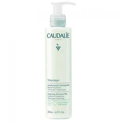 Caudalie Vinoclean: Gentle Almond Oil Makeup Removing & Facial Cleansing Milk - Soothes Sensitive Skin, Natural, Non-Comedogenic, 6.76 fl oz Caudalie Almond Cleansing Milk - Gentle Makeup Remover for Sensitive Skin makeup removing milk, almond oil cleanser, gentle face cleanser, sensitive skin cleanser, natural makeup remover, Caudalie cleanser, non-comedogenic cleanser, facial cleansing milk, cleansing milk, makeup remover, almond oil, sensitive skin, natural skincare, facial cleanser, face wash, skincare,