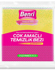 Benri Multi-Purpose Cleaning Cloths 3-Pack