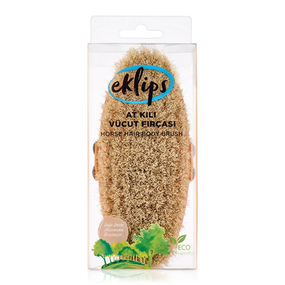 Eklips Horsehair Body Brush for Smooth Skin