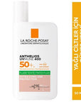 La Roche-Posay Anthelios UVmune 400 Oil Control Fluid Tinted SPF 50 Sunscreen for Oily Sensitive Skin - 1.69 fl oz La Roche-Posay Tinted SPF 50 Sunscreen for Oily Skin sunscreen for oily skin, tinted sunscreen, SPF 50 sunscreen, non-comedogenic sunscreen, sunscreen for sensitive skin, La Roche-Posay Anthelios, oil control sunscreen, combination skin sunscreen, daily sunscreen, facial sunscreen, antioxidant sunscreen, lightweight sunscreen, non-greasy sunscreen