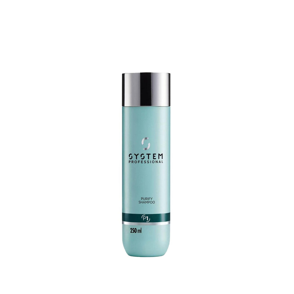 Wella System Professional Purify Anti-Dandruff Shampoo - 250ml, Professional Hair Care for Dandruff Relief - Shampoo