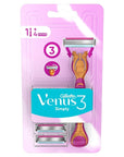 Gillette Simply Venus: Disposable Women's Razor for Sensitive Skin - Close, Comfortable Shave with MoistureRich Band & Microfins Gillette Venus Razor: Smooth Shave for Sensitive Skin disposable razor women, women's razor, razor for sensitive skin, venus razor, cheap razors for women, razor with moisture band, razor with microfins, shaving razor women, disposable shaving razor, women's disposable razor, razor for women, shaving, hair removal, sensitive skin razor, disposable razor, venus, gillette, beauty, p