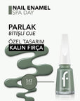 Flormar Nail Enamel 543 Spa Day Pigmented Nail Polish