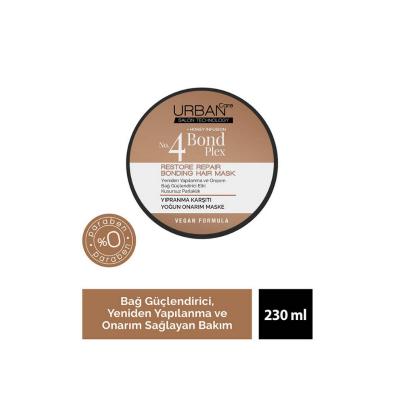 Urban Care Bond Plex Hair Repair Mask - Sulfate-Free, Vegan, Cruelty-Free, 7.78 fl oz Urban Care Bond Plex Hair Mask - Repair & Nourish hair repair mask, sulfate-free hair care, paraben-free hair products, vegan hair care, cruelty-free beauty products, bond plex technology, hair nourishment, moisturizing hair mask, damaged hair solution, post-color treatment care, vegan beauty, cruelty-free beauty, sustainable beauty products, honey-infused hair care