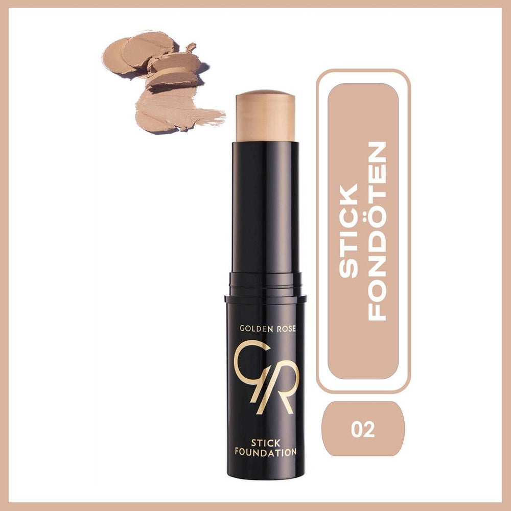 Golden Rose Stick Foundation Creamy Matte Coverage No:02