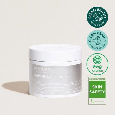 Mary Vitamin B, C, E Cleansing Balm - Gentle Oil-Based Makeup Remover for Hydrated, Radiant Skin - Dark Spot Treatment, Hypoallergenic, Eco-Friendly Mary Vitamin Cleansing Balm: Hydrate & Remove Makeup Gently Vitamin cleansing balm, Vitamin B cleansing balm, Vitamin C cleansing balm, Vitamin E cleansing balm, Hypoallergenic cleansing balm, Oil-based makeup remover, Dark spot cleansing balm, Gentle makeup remover, Hydrating cleansing balm, EWG green grade skincare, cleansing balm, makeup remover, vitamin B,