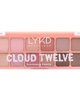 LYKD Cloud Twelve Eyeshadow Palette: Soft & Warm Tones for Natural Cloud Skin Makeup - Blendable Shimmer & Matte Shades LYKD Cloud Eyeshadow: Soft, Blendable & Warm - Cloud Skin Makeup eyeshadow palette, cloud skin makeup, soft eyeshadow, warm tone eyeshadow, shimmer eyeshadow, matte eyeshadow, blendable eyeshadow, natural eye makeup, LYKD eyeshadow, makeup palette, eyeshadow, makeup, beauty, cosmetics, soft tones, warm tones, shimmer finish, matte finish, blendable formula, natural look, dramatic look, ver