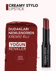 Flormar Creamy Stylo Lipstick - Moisturizing, High Pigment, Semi-Glossy Finish - Flormar Creamy Stylo Nemlendirici Etkili Ruj Flormar Creamy Stylo Lipstick - Moisturizing & Vibrant Color Flormar Creamy Stylo Lipstick, Moisturizing lipstick, Semi-glossy lipstick, High pigment lipstick, Creamy texture lipstick, Lip care, Cosmetic products, Makeup, Beauty products, Lip color, Lipstick, Flormar, Makeup essentials, Beauty essentials