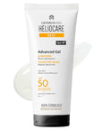 Heliocare Advanced Gel SPF 50 Sunscreen - Natural, Antioxidant, Non-Greasy Face Protection for All Skin Types